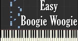 Easy Boogie Woogie Piano Tutorial - FREE SHEET MUSIC