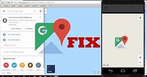 How to Fix Blank Google Maps Issue on Android & Google Chrome