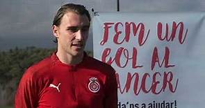 Ignasi Miquel, el protagonista de la campanya d'Oncolliga! 💪 | Girona FC