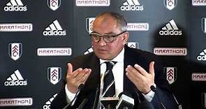 Felix Magath's First Fulham Press Conference