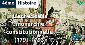 L’échec de la Monarchie Constitutionnelle (1791-1793) - Histoire, 4ème | Les antisèches
