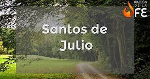 Santoral de Julio - Calendario santoral católico