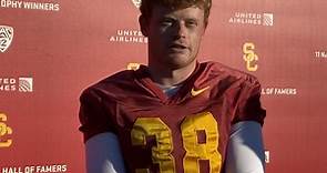 TrojanSports  -  USC kicker Alex Stadthaus put on scholarship by Lincoln Riley