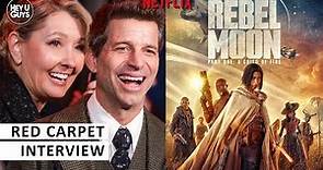 Zack Snyder and Deborah Snyder Rebel Moon - Part One: A Child of Fire Premiere Interview
