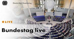 Bundestag live: 161. Sitzung des Deutschen Bundestages