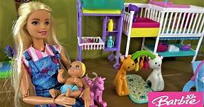 Barbie Best Stories of 2020 with Barbie and Ken, Barbie Sister Chelsea and Friends in Barbie House