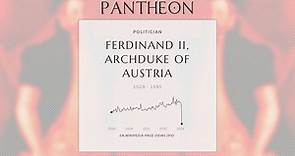 Ferdinand II, Archduke of Austria Biography - Archduke of Further Austria from 1564 to 1595