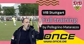 VfB Stuttgart - full training by Pellegrino Matarazzo