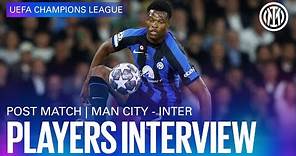 MANCHESTER CITY 1-0 INTER | LAUTARO AND DUMFRIES INTERVIEWS 🎙️⚫🔵