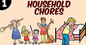 Learn Household Chores For Kids | Part 1 | Learning Videos & Educational Videos For Kids