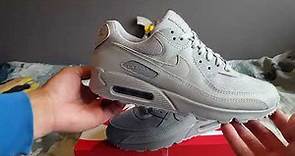 Nike Air Max 90 Grey Wolf unboxing, review and on feet.
