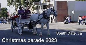 CHRISTMAS PARADE in the city of SOUTH GATE