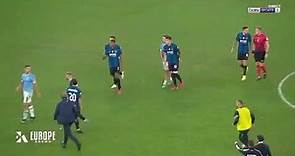 expulsión de Luiz Felipe después de celebrar encima de Joaquín Correa Lazio vs Inter de Milán 👍