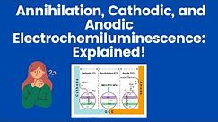 🧨 Annihilation, Cathodic, and Anodic Electrochemiluminescence: Explained! 💡