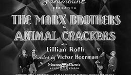 Animal Crackers 1930 title sequence
