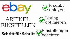 eBay Artikel einstellen - Schritt für Schritt Anleitung - Listing oprimieren [TEIL 4 / 6]