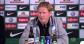 Markus Gisdol: "...das darfst du nicht machen" | SV Werder Bremen - TSG 1899 Hoffenheim 1:1