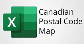 Excel Map with Canadian Postal Codes