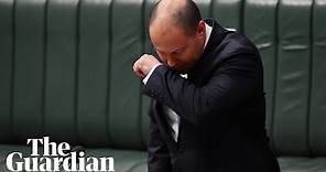 Josh Frydenberg suffers coughing fit in parliament before having coronavirus test