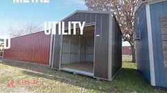 Metal Utility Shed Product Showcase - Raber Portable Storage Barn