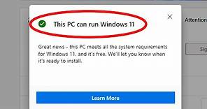 How to Check if your PC is Compatible with Windows 11