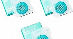 Cocofloss Woven Dental Floss, Dentist-Designed Oral Care, Mint, Waxed, Expanding, Vegan, Kid-Friendly String Floss with Coconut Oil, 3 Spools (33 yd Each)