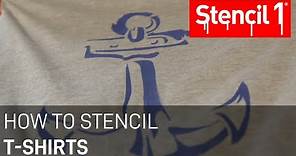 How to stencil t-shirts