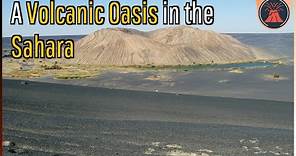 The Oasis Volcano in the Saharan Desert; Waw an Namus in Libya