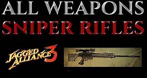 ALL SNIPER RIFLES - Guns Guide Jagged Alliance 3 All Weapons