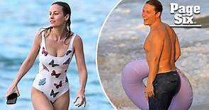 Brie Larson and boyfriend Elijah Allan-Blitz hit the beach in Hawaii