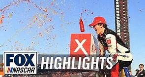 FINAL LAPS: Harrison Burton hangs on for first Xfinity Series win | NASCAR ON FOX HIGHLIGHTS
