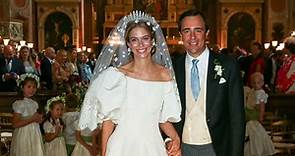Princess Maria Anunciata of Liechtenstein marries Emanuele Musini in glamorous Viennese wedding