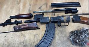 Polish AKM rifle parts set review【开箱波兰版AKM零部件】