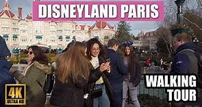 【4K】Disneyland Paris Walking Tour | Chessy, France
