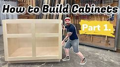 Build Cabinets The Easy Way | How to Build Cabinets