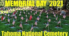 Memorial Day 2021, Tahoma National Cemetery, Maple Valley, Washington, USA
