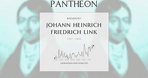 Johann Heinrich Friedrich Link Biography - German naturalist and botanist