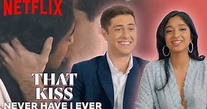 Maitreyi and Jaren Break Down Their Kiss in Never Have I Ever | Netflix