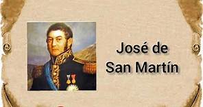 Biografia José de San Martín en 4 minutos. Video educativo para niños.