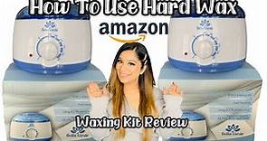 How To Use Amazon Bella Verde Waxing Kit At Home| How To Use Hard Wax | Waxing Tutorial & Review |