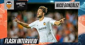 FLASH INTERVIEW DE NICO GONZÁLEZ TRAS LA VICTORIA DEL VALENCIA CF ANTE EL GIRONA FC (1-0)