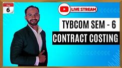 #1 "Mastering Contract Costing: A Live Lecture for TYBCOM Students" Siraj Shaikh