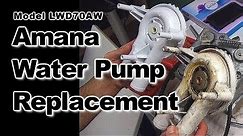 Amana Washer Leak Repair: Model LWD70AW