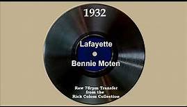 1932 Bennie Moten - Lafayette