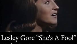 Lesley Gore Colorized! on The Ed Sullivan Show with "She's A Fool"