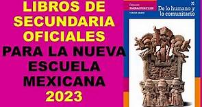 Soy Docente: LIBROS DE SECUNDARIA OFICIALES PARA LA NUEVA ESCUELA MEXICANA 2023
