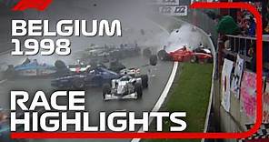 1998 Belgian Grand Prix: Race Highlights | DHL F1 Classics