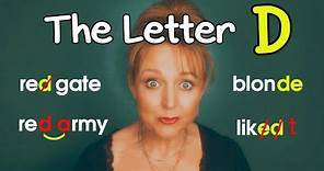 The Letter 'D' & THE RULES | English Consonant Pronunciation