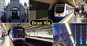 Metro Station Gran Vía - Madrid 🇪🇸 - Walkthrough 🚶