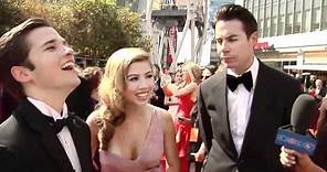 Jennette McCurdy, Nathan Kress & Jerry Trainor Talk 'iCarly' at the Creative Arts Emmy Awards 2011